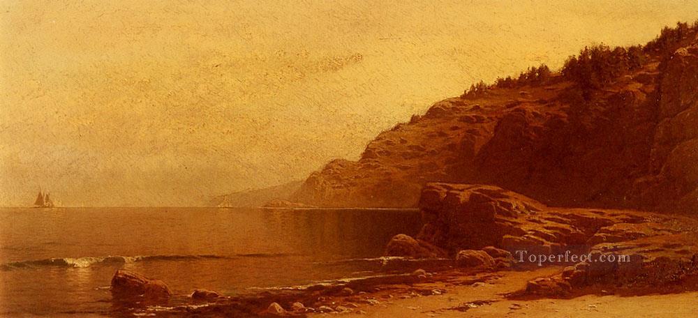 Costa de Maine junto a la playa moderna Alfred Thompson Bricher Pintura al óleo
